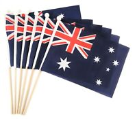 Aust. Flag 45 x 30cm P/ester Stick Pack 12